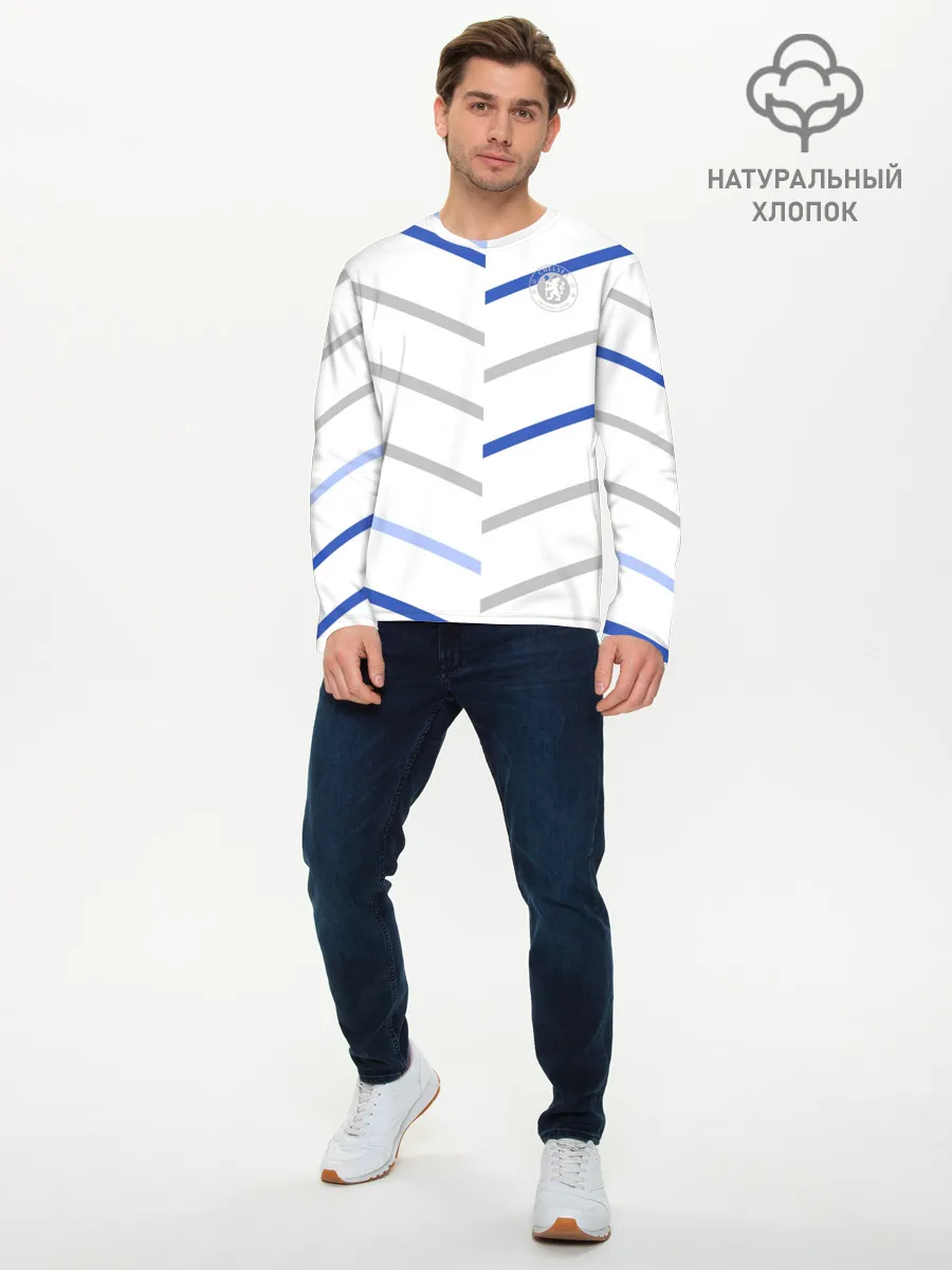 Мужской лонгслив базовый / FC Chelsea | Fresh Top