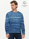 Мужской лонгслив базовый / Texture. Denim