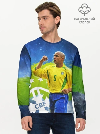Мужской лонгслив базовый / Роберто Карлос | Бразилия