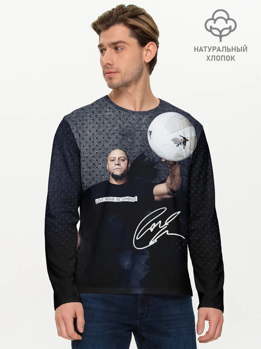 Мужской лонгслив базовый / Roberto Carlos | Подпись