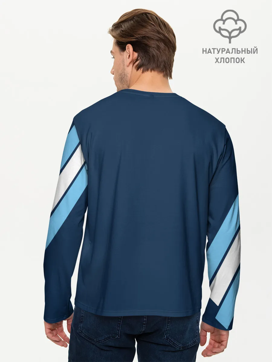 Мужской лонгслив базовый / Сборная Аргентины