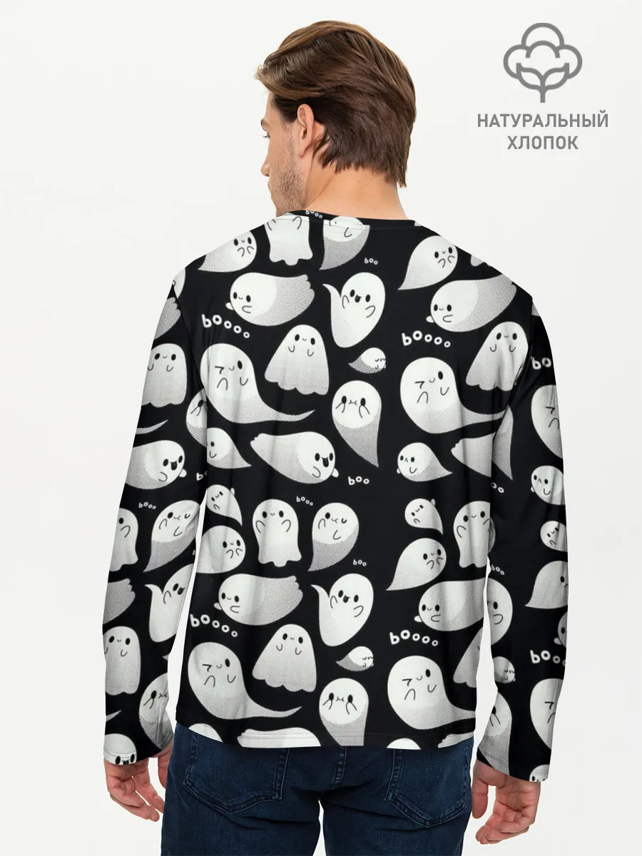 Мужской лонгслив базовый / Boo | Привидения