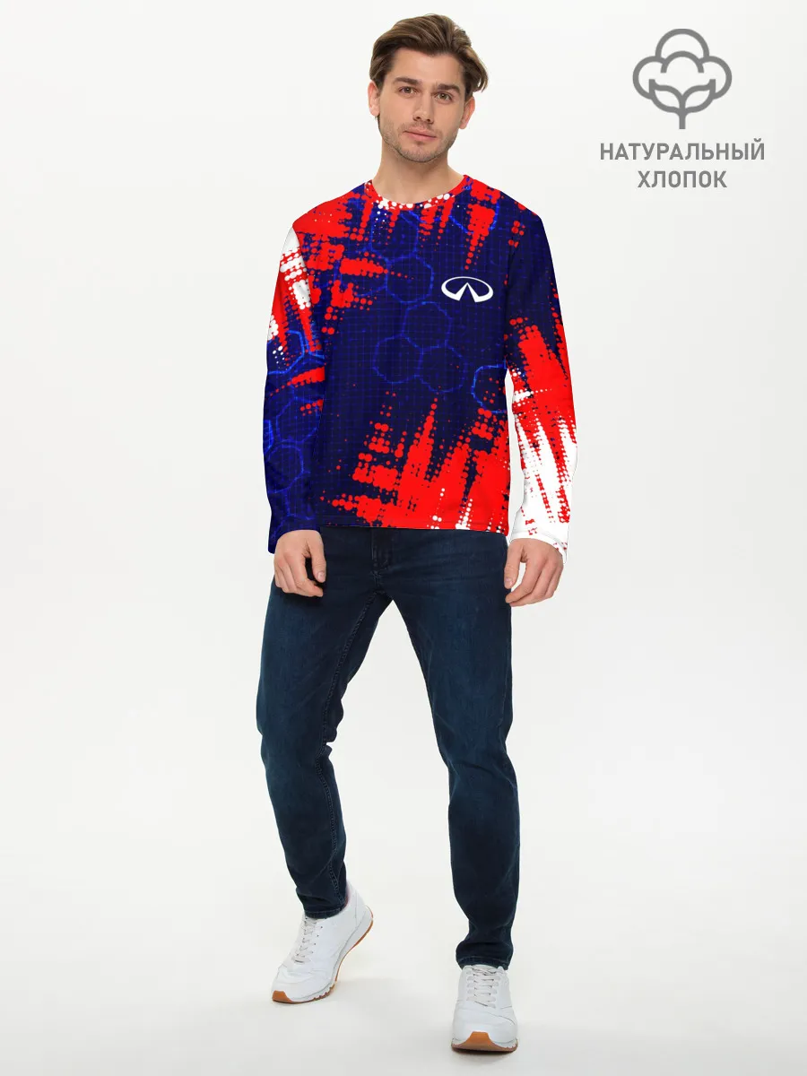 Мужской лонгслив базовый / INFINITI - HI TECH ТЕХНОЛОГИИ