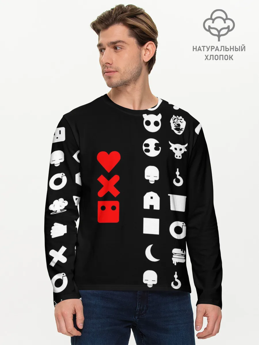 Мужской лонгслив базовый / Любовь, смерть и роботы