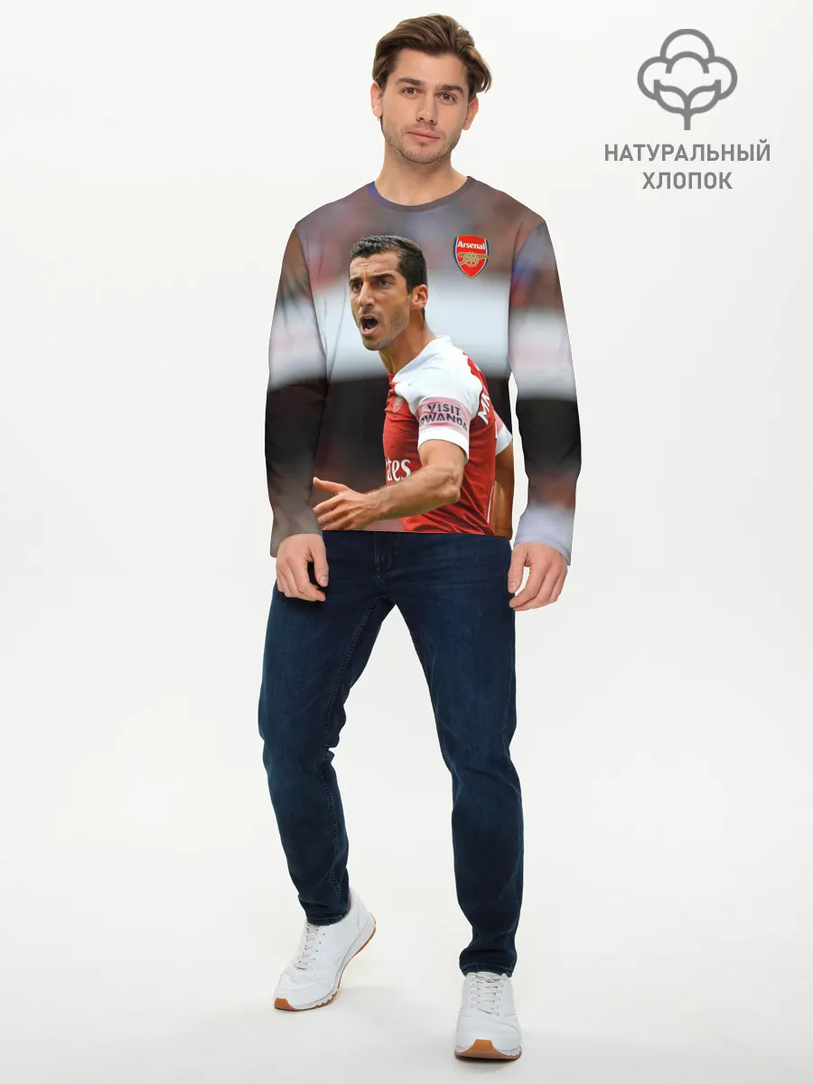 Мужской лонгслив базовый / H. Mkhitaryan | Arsenal