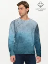 Мужской лонгслив базовый / Blue Glass
