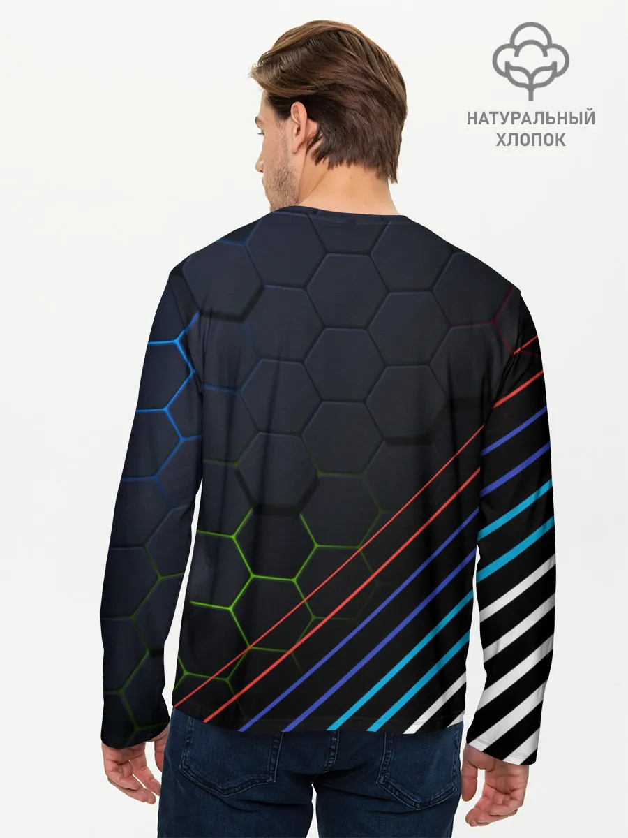 Мужской лонгслив базовый / BMW / БМВ / M COMPETITION