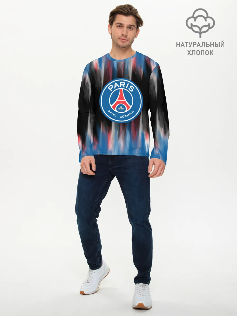 Мужской лонгслив базовый / PSG.