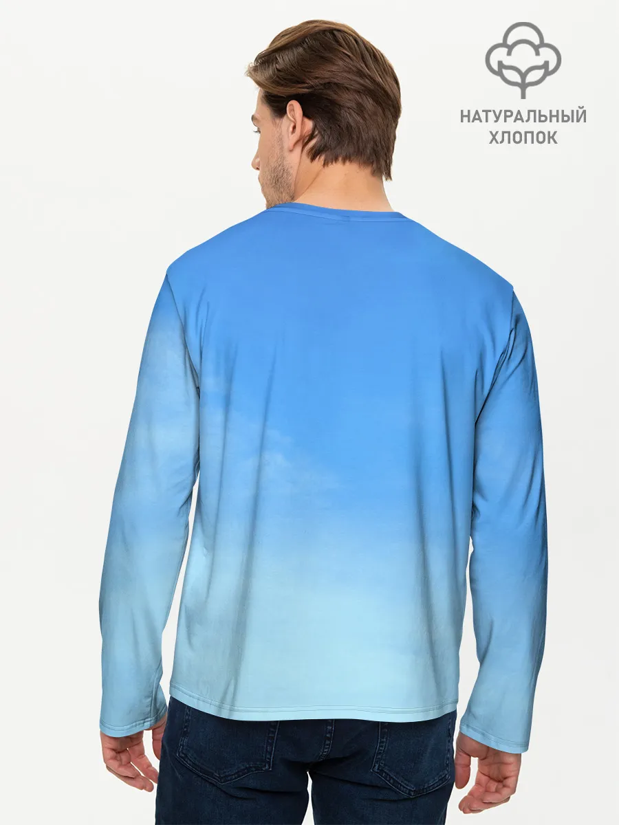 Мужской лонгслив базовый / Гию Томиока Kimetsu no Yaiba