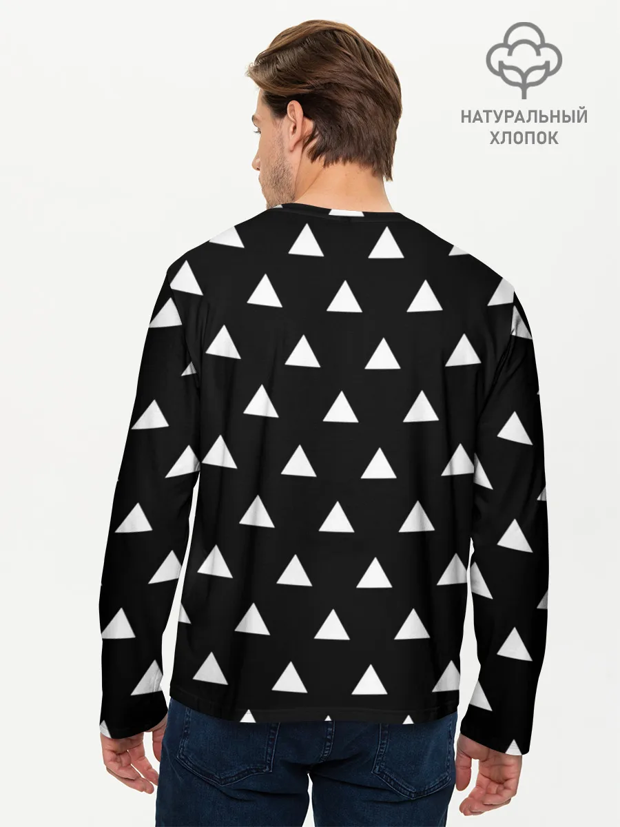 Мужской лонгслив базовый / Agatsuma Zenitsu Kimetsu no Yaiba