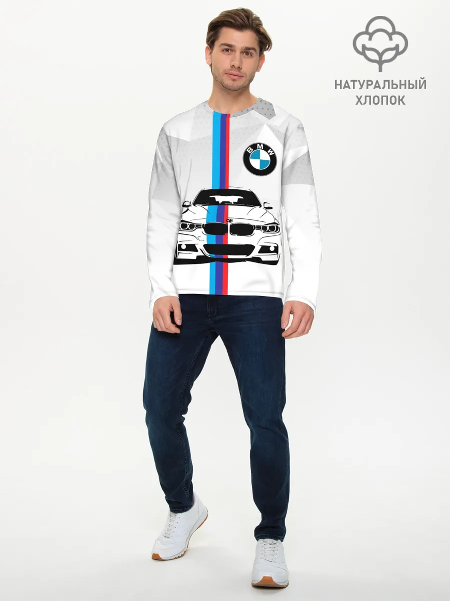 Мужской лонгслив базовый / BMW / БМВ / M PERFORMANCE