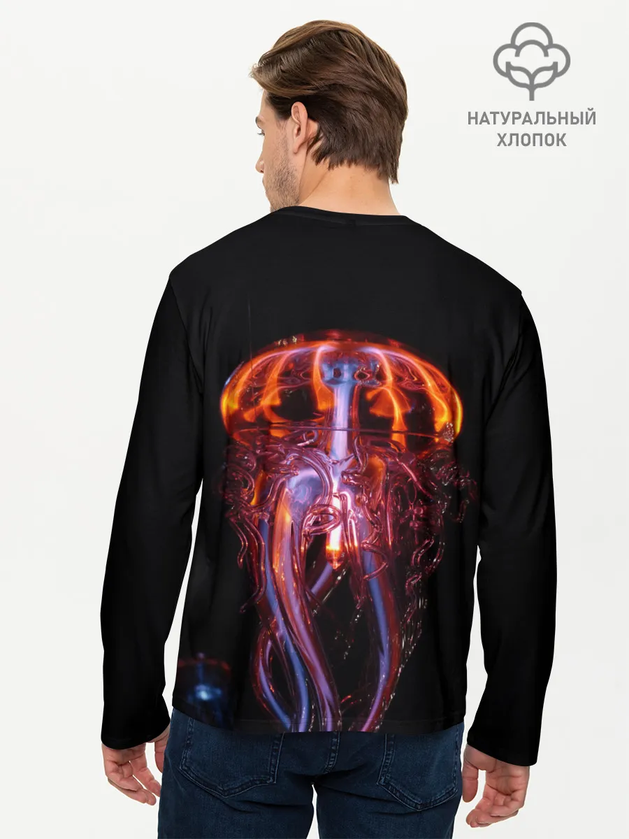 Мужской лонгслив базовый / Медуза | Jellyfish