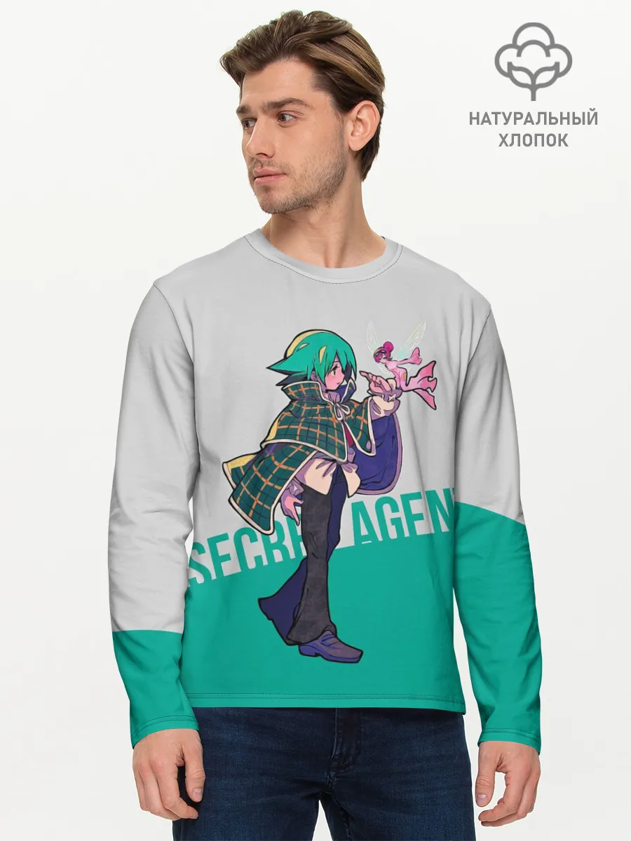 Мужской лонгслив базовый / Secret agent