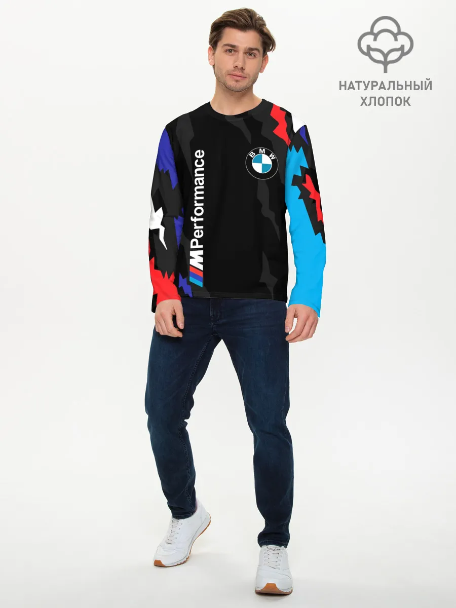 Мужской лонгслив базовый / BMW M PERFORMANCE / БМВ М