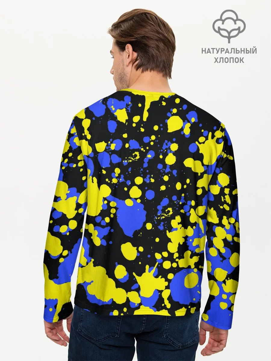 Мужской лонгслив базовый / кот аристократ