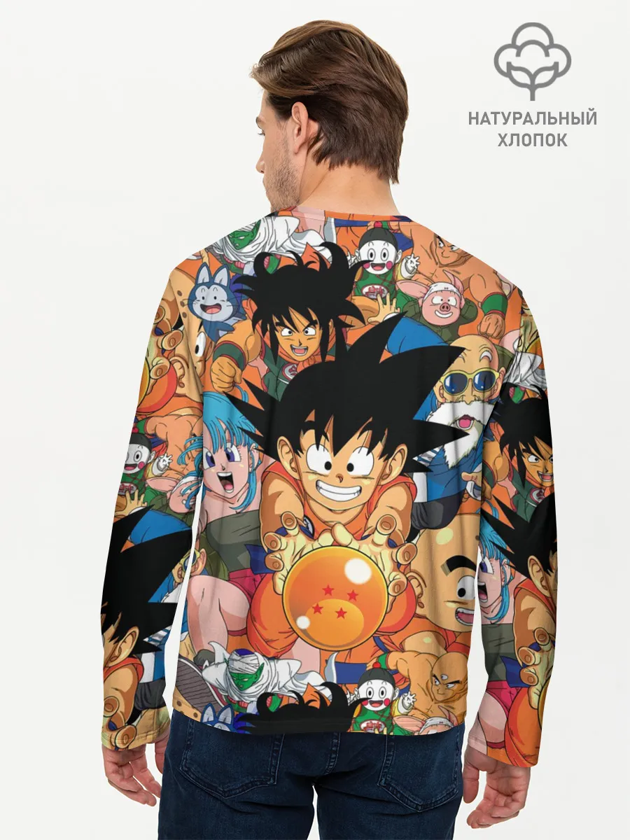 Мужской лонгслив базовый / Dragon Ball