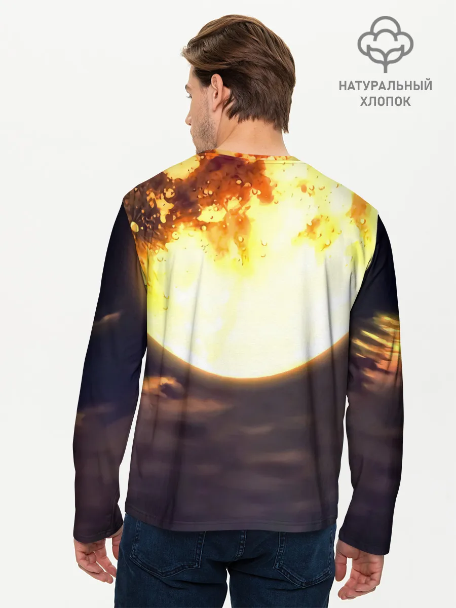 Мужской лонгслив базовый / Demon Slayer: Kimetsu no Yaiba