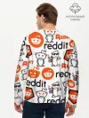 Мужской лонгслив базовый / REDDIT / РЕДДИТ / ЛОГОБОМБИНГ