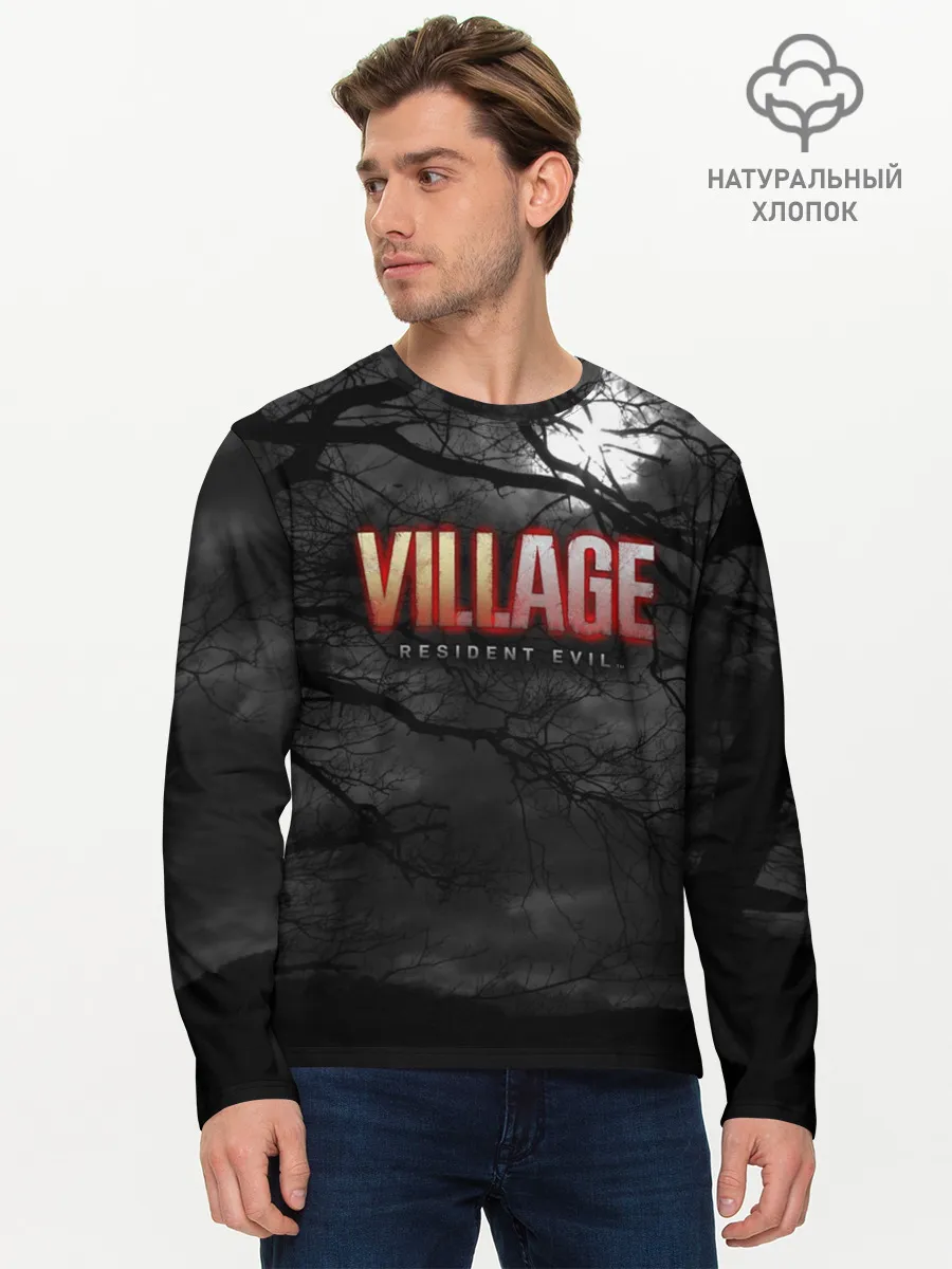 Мужской лонгслив базовый / Resident Evil: Village $$$