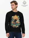 Мужской лонгслив базовый / Dragon Ball. Retro Style