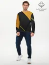 Мужской лонгслив базовый / 3D BLACK & GOLD