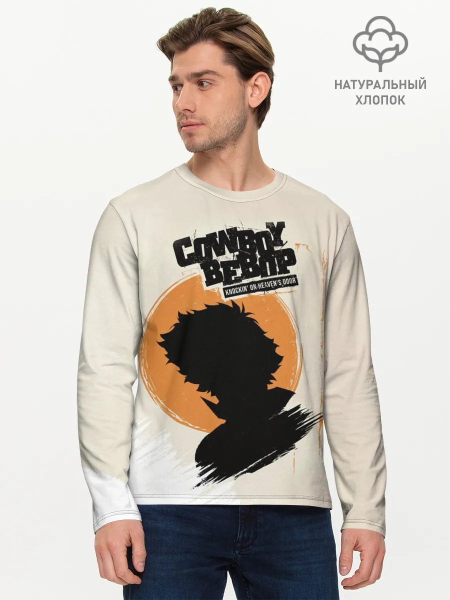 Мужской лонгслив базовый / Cowboy Bebop, Спайк Шпигель