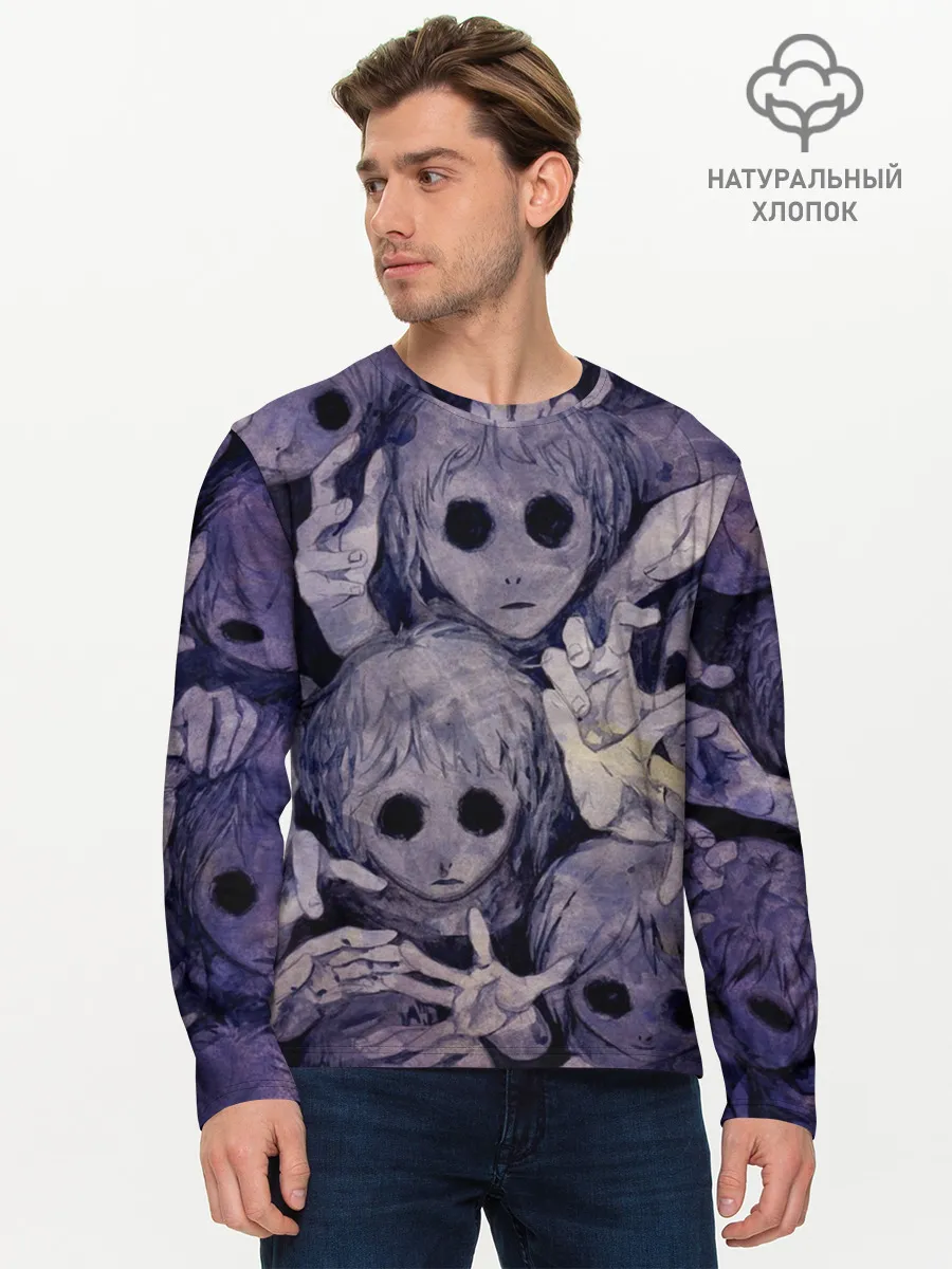 Мужской лонгслив базовый / Бедные души