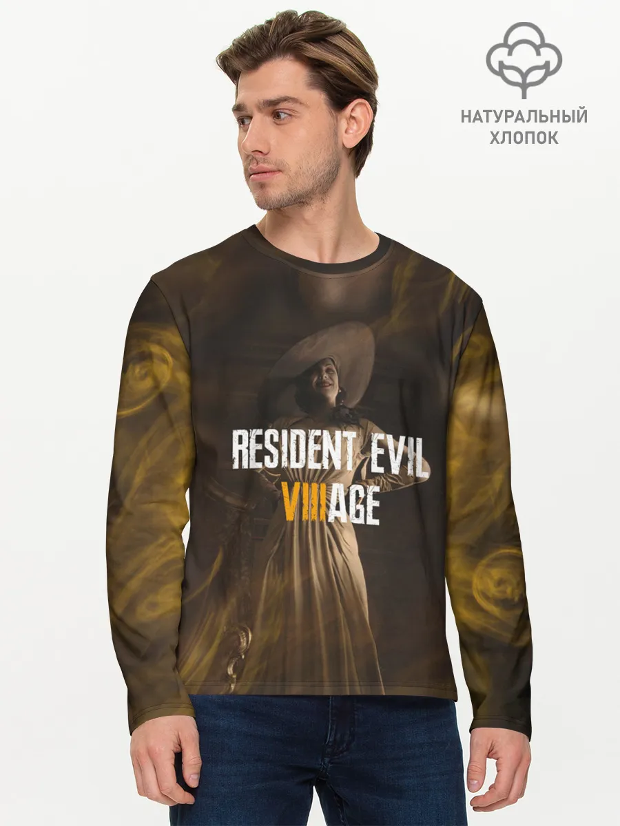 Мужской лонгслив базовый / RESIDENT EVIL VILLAGE | ЛЕДИ ДИМИТРЕСКУ