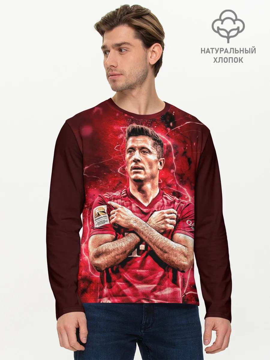 Мужской лонгслив базовый / Левандовски | Lewandowski | 9