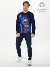 Мужской лонгслив базовый / Lionel Messi | Barcelona | 10
