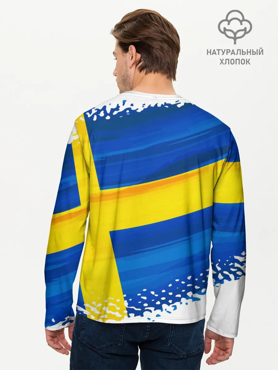 Мужской лонгслив базовый / ЗЛАТАН ИБРАГИМОВИЧ / ШВЕЦИЯ