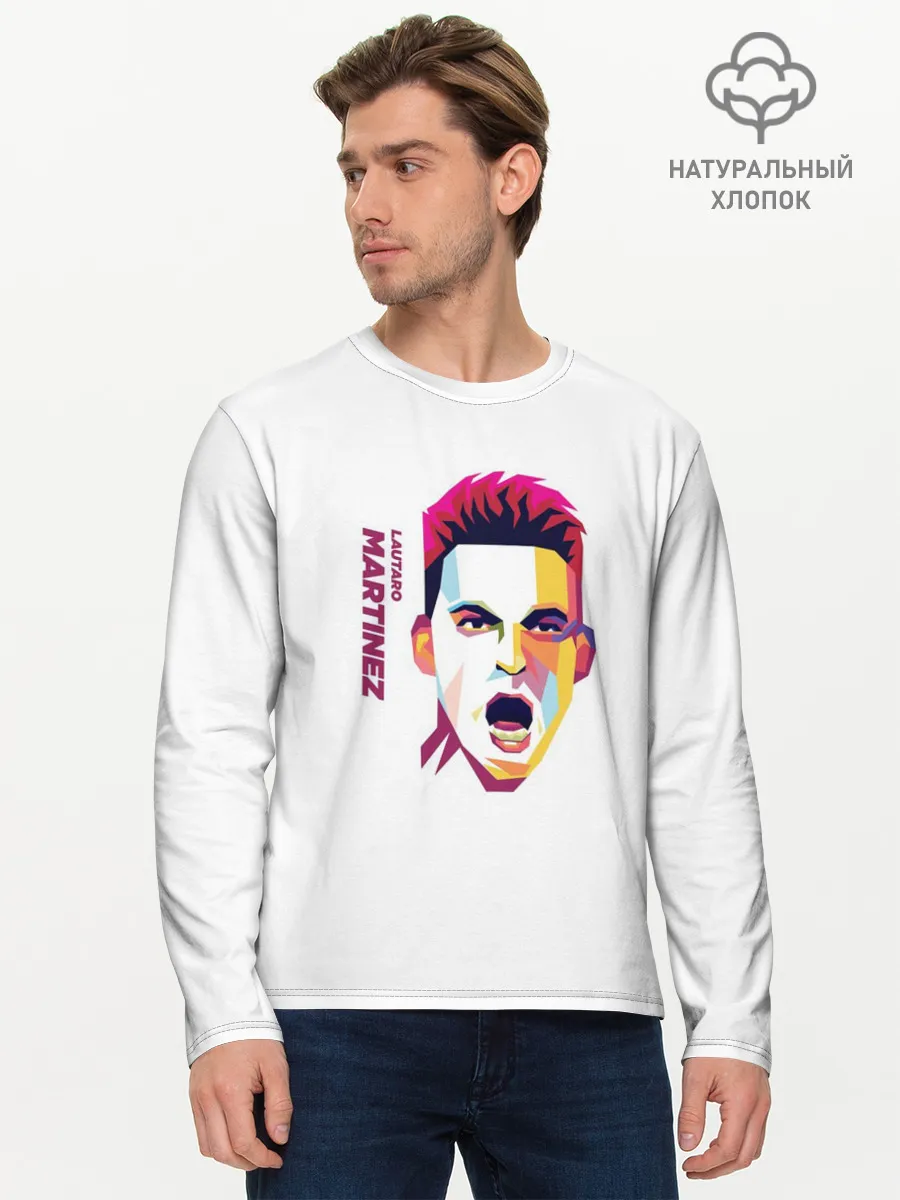 Мужской лонгслив базовый / Martinez Pop Art