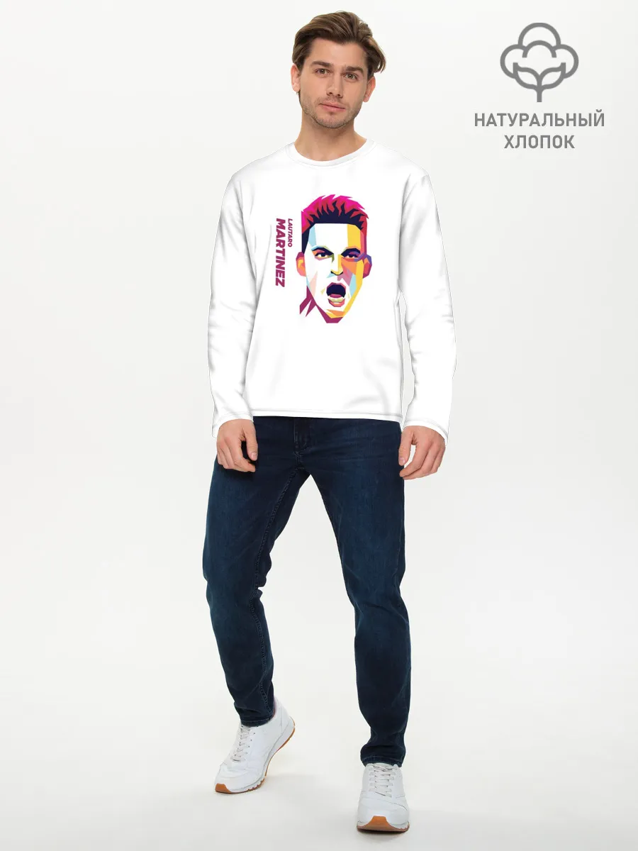 Мужской лонгслив базовый / Martinez Pop Art
