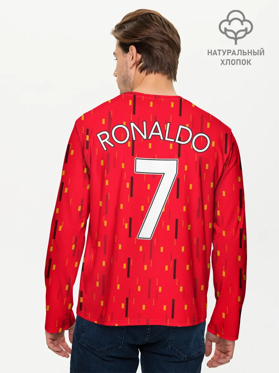 Мужской лонгслив базовый / Форма Манчестер - Роналду