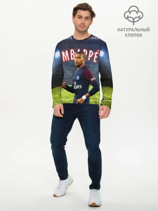 Мужской лонгслив базовый / КИЛИАН МБАППЕ / KYLIAN MBAPPE