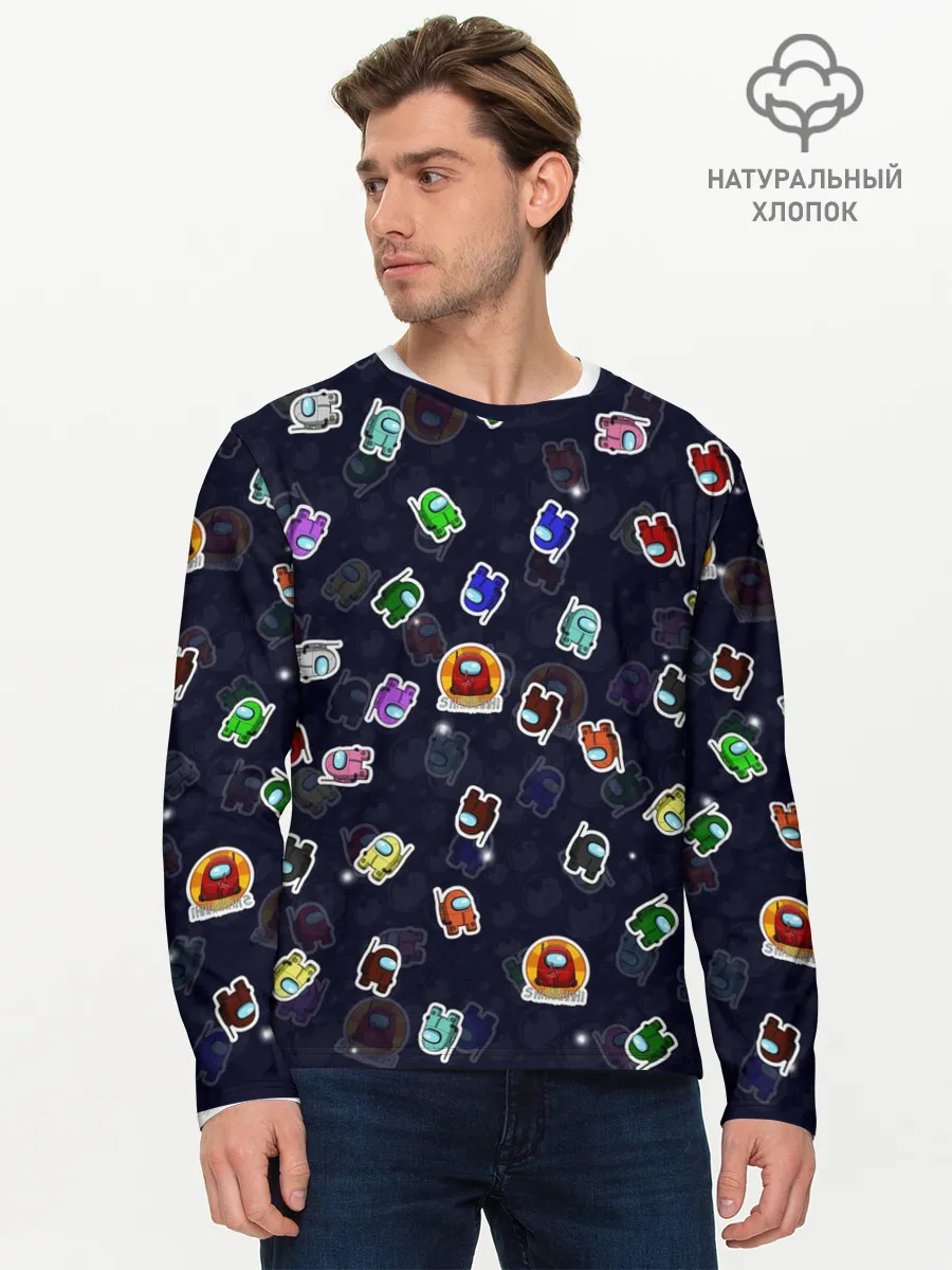 Мужской лонгслив базовый / Among Us