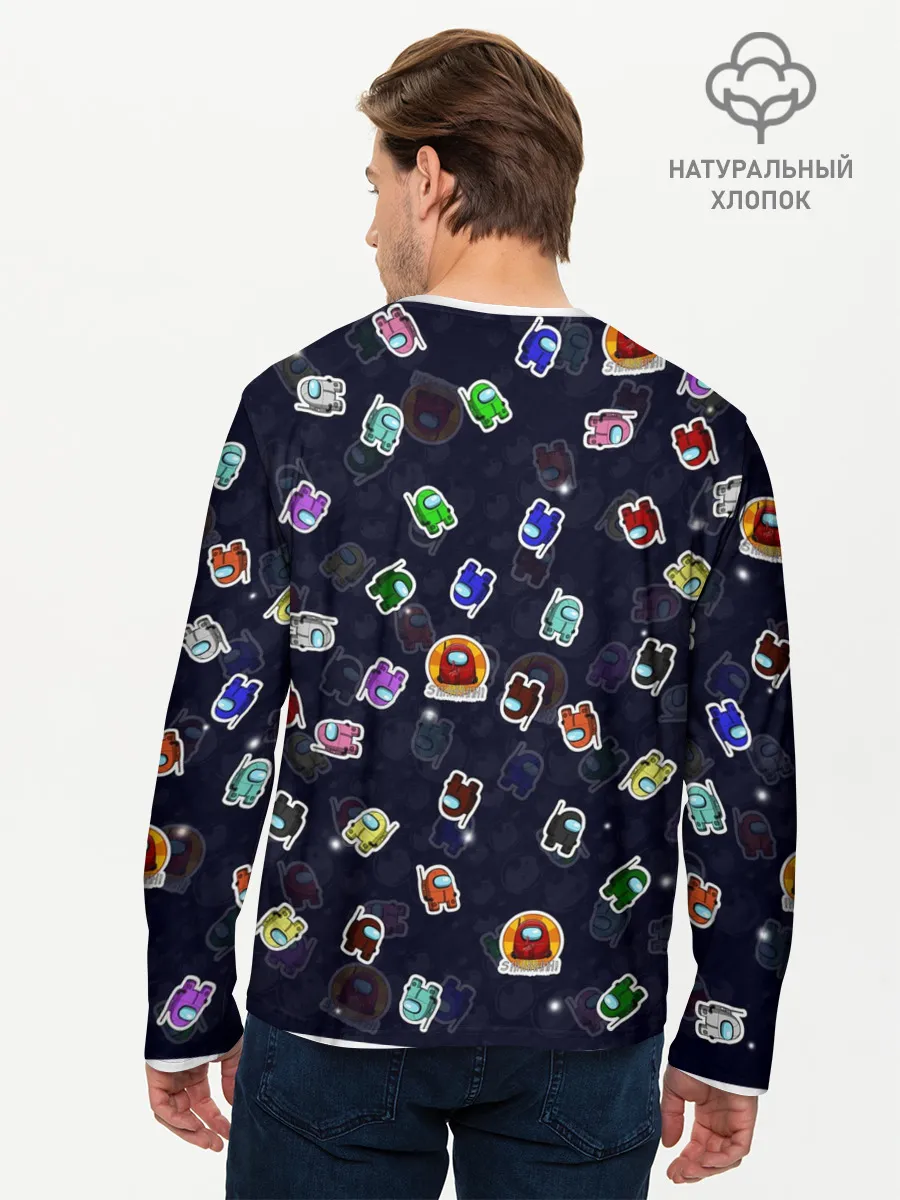 Мужской лонгслив базовый / Among Us