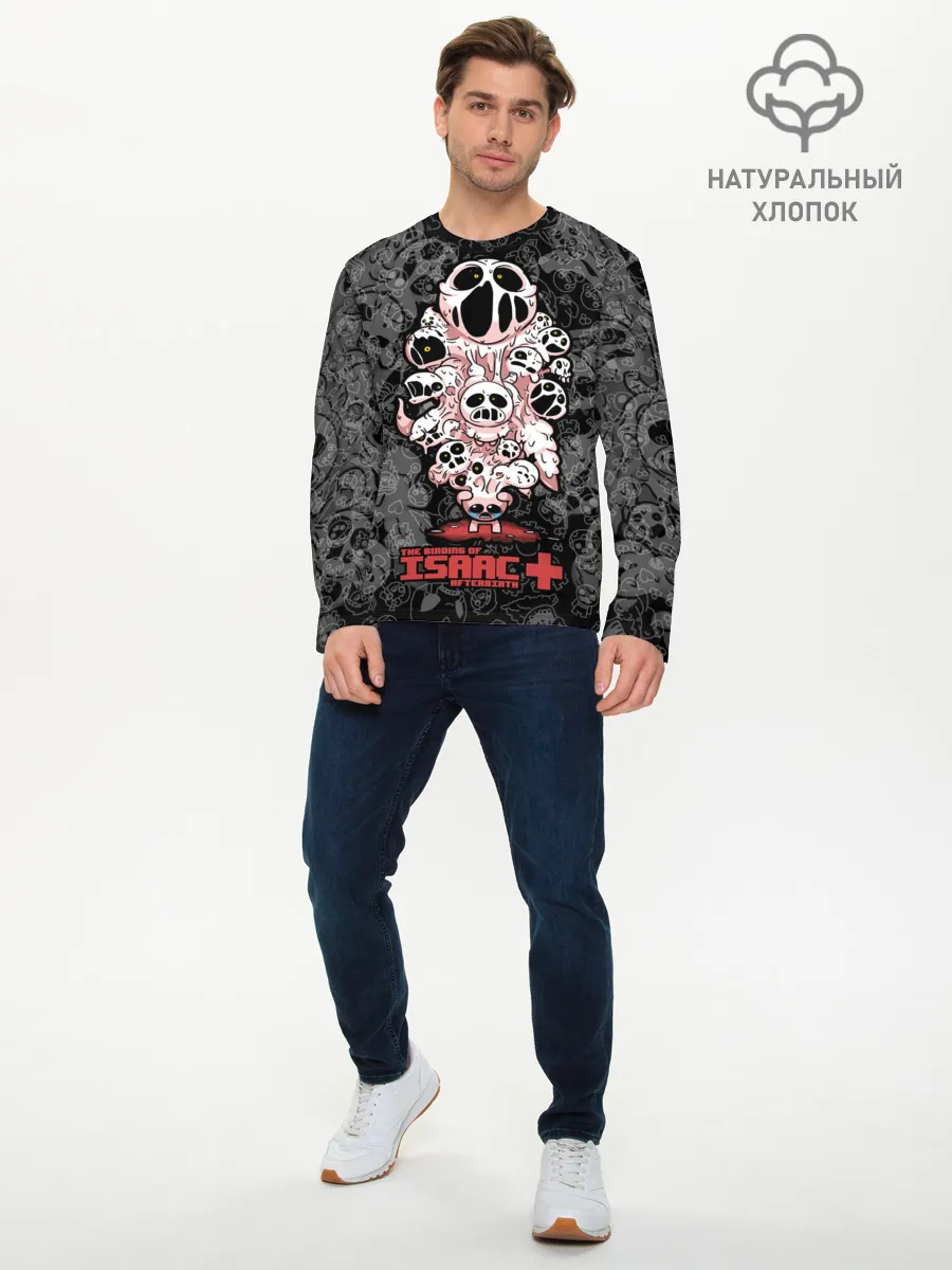 Мужской лонгслив базовый / The Binding of Isaac