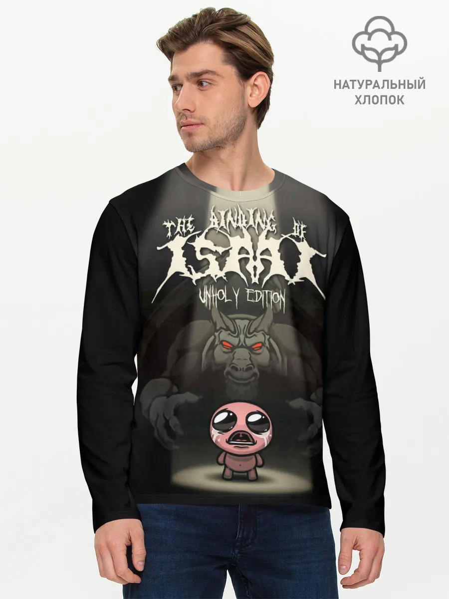 Мужской лонгслив базовый / The Binding of Isaac