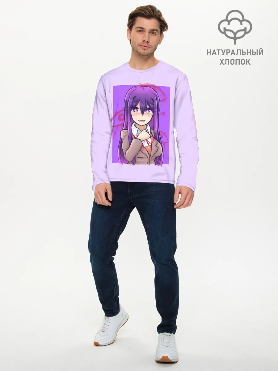 Мужской лонгслив базовый / Милая Юри