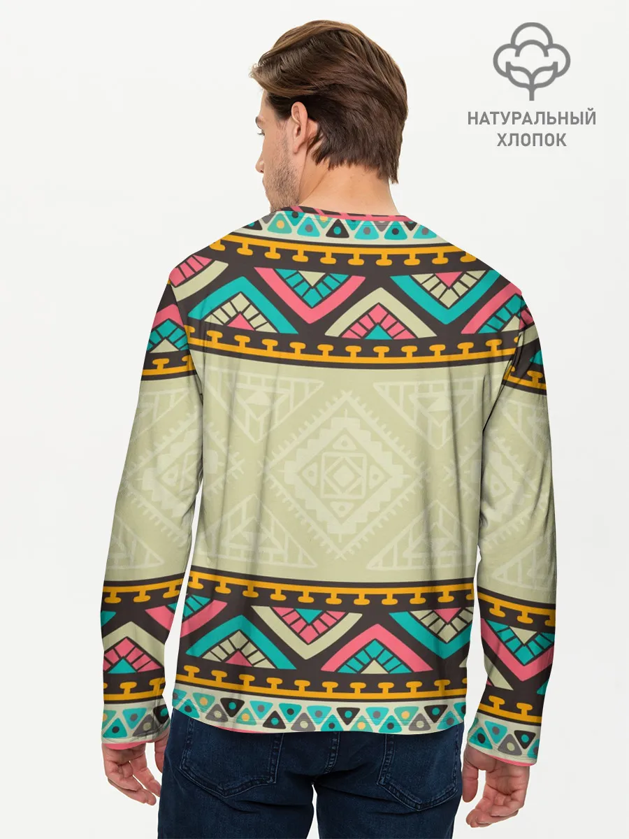 Мужской лонгслив базовый / АЛОХА ГАВАЙИ, ALOHA, SUMMER