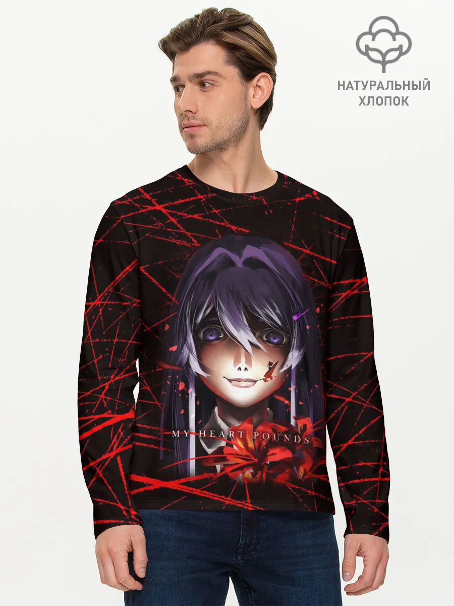 Мужской лонгслив базовый / Doki Doki Literature Club Юри