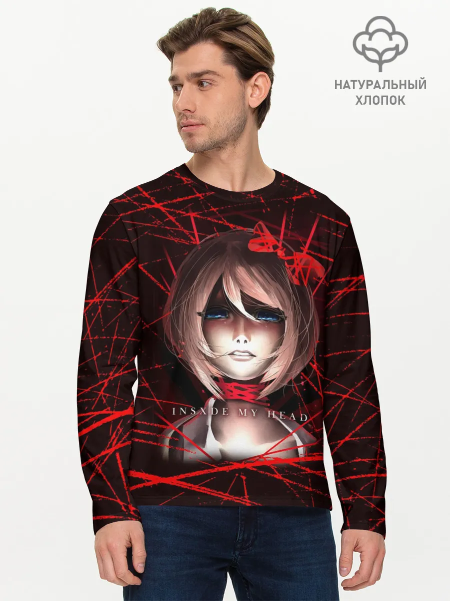 Мужской лонгслив базовый / Literature Club Саёри