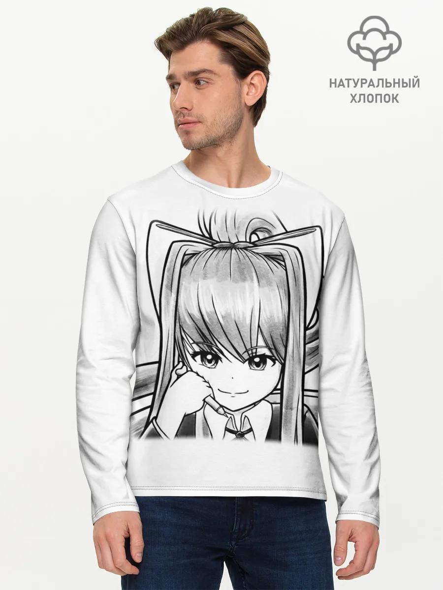 Мужской лонгслив базовый / Doki Doki Literature Club