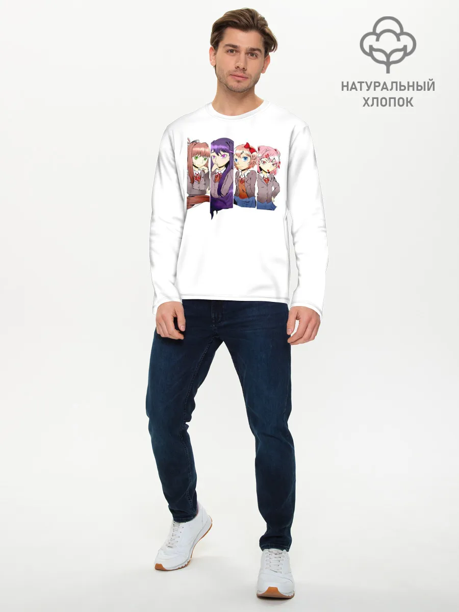 Мужской лонгслив базовый / Doki Doki Literature Club