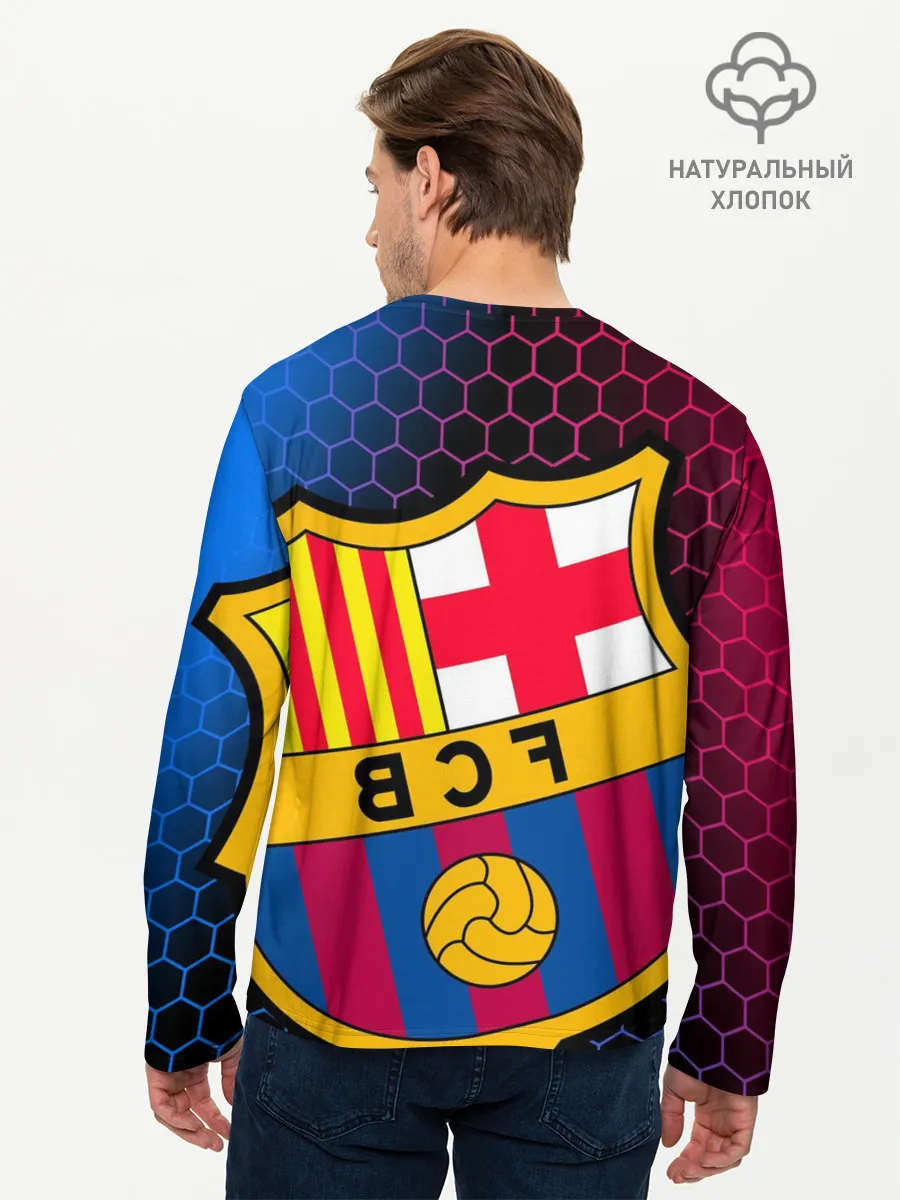 Мужской лонгслив базовый / ЛИОНЕЛЬ МЕССИ / BARCELONA