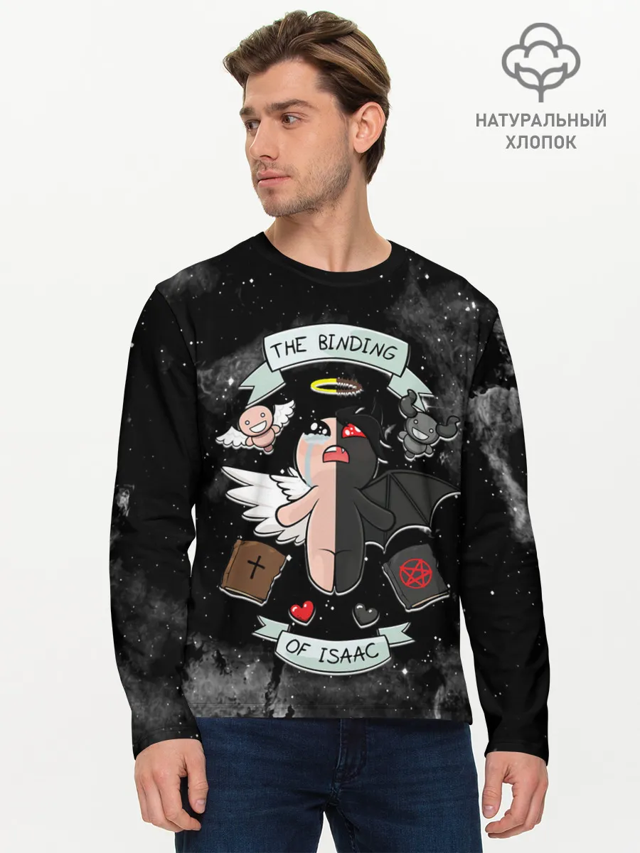 Мужской лонгслив базовый / Sides of Isaac