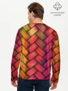 Мужской лонгслив базовый / Colorful weave