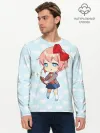 Мужской лонгслив базовый / Chibi Sayori