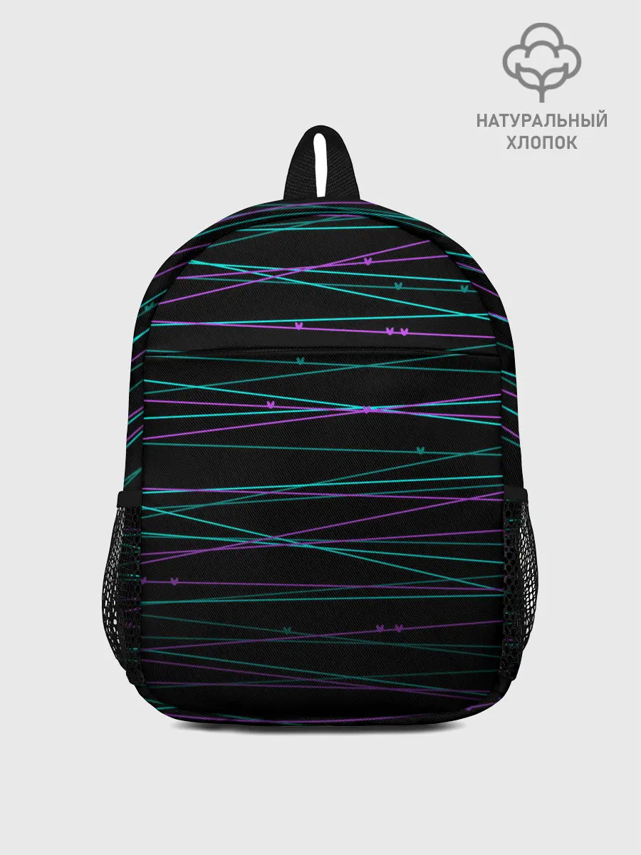 Рюкзак детский / Неоновые тонкие нити